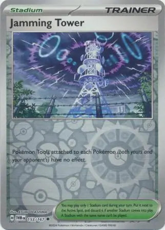 Twilight Masquerade Jamming Tower #153/167 reverse holo